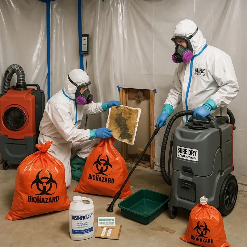 Contaminated Water Handling Protocols process in Conneaut, OH